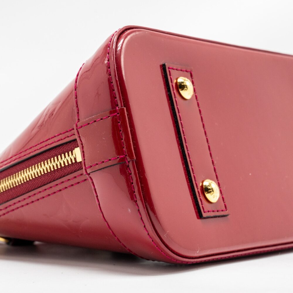 AAA Replica Louis Vuitton LV ALMA BB PATENT RED GHW