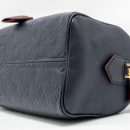 AAA Replica Louis Vuitton LV SPEEDY 25 BANDOULIERE MONOGRAM EMPREINTE NAVY/RED GHW