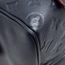 AAA Replica Louis Vuitton LV SPEEDY 25 BANDOULIERE MONOGRAM EMPREINTE NAVY/RED GHW