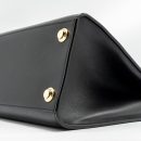 AAA Replica Louis Vuitton LV CITY STEAMER PM GRAINED CALFSKIN BLACK GHW