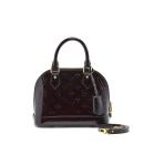 AAA Replica Louis Vuitton LV ALMA BB MONOGRAM VERNIS AMARANTE RED GHW (2022 VERSION)