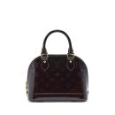 AAA Replica Louis Vuitton LV ALMA BB MONOGRAM VERNIS AMARANTE RED GHW (2022 VERSION)