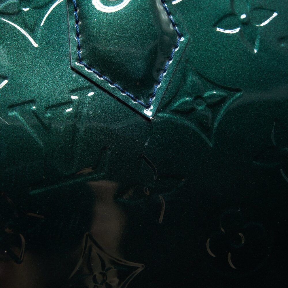 AAA Replica Louis Vuitton LV ALMA PM IN PATENT FORREST GREEN