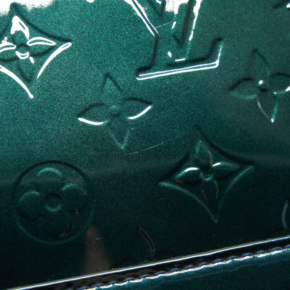 AAA Replica Louis Vuitton LV ALMA PM IN PATENT FORREST GREEN