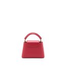 AAA Replica Louis Vuitton LV CAPUCINES MINI TAURILLON SCARLET GHW (NEW VERSION)