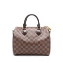 AAA Replica Louis Vuitton LV SPEEDY 25 DAMIER EBENE GHW