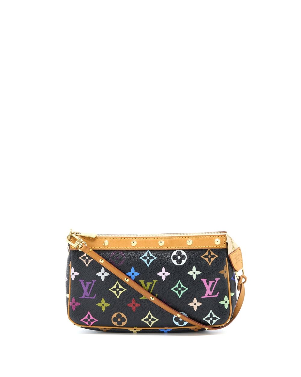 AAA Replica Louis Vuitton LV POCHETTE ACCESSORIES MONOGRAM CANVAS MULTICOLOUR GHW