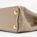 AAA Replica Louis Vuitton LV CAPUCINES BB TAURILLON LIGHT GREY GHW