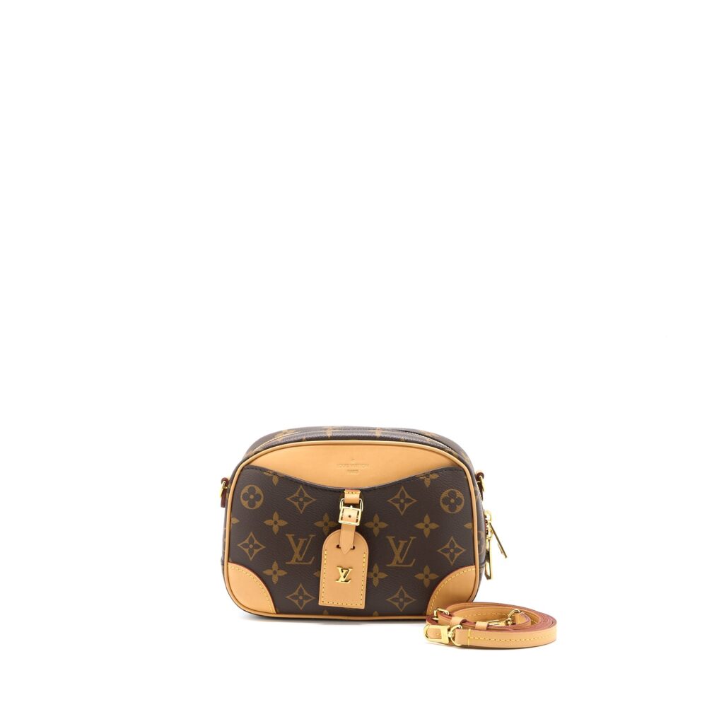 AAA Replica Louis Vuitton LV MINI DEAUVILLE SHOULDER BAG MONOGRAM CANVAS GHW