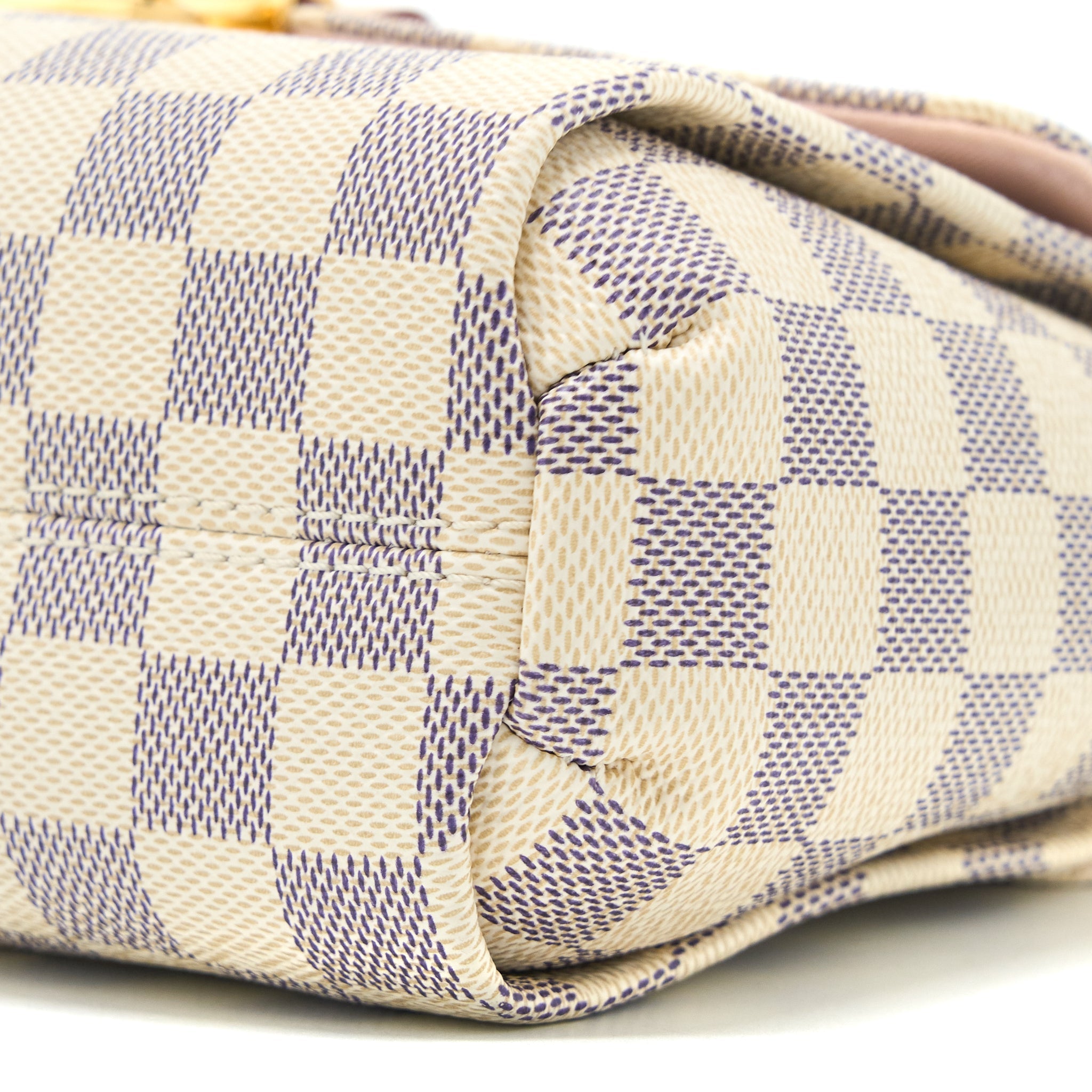 AAA Replica Louis Vuitton LV CROISETTE BAG DAMIER AZUR CANVAS GHW