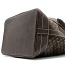 AAA Replica Louis Vuitton LV LIN NOE BAG FABRIC / LEATHER EBENE GHW