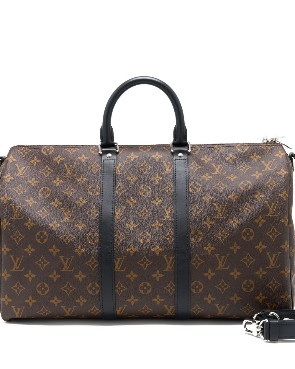 AAA Replica Louis Vuitton LV KEEPALL BANDOULIERE 45 MONOGRAM MACASSAR CANVAS SHW
