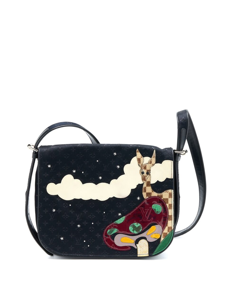 AAA Replica Louis Vuitton LV CONTE DE FEES GIRAFFE BAG BLACK/MULTICOLOUR SHW