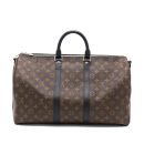 AAA Replica Louis Vuitton LV KEEPALL BANDOULIERE 45 MONOGRAM MACASSAR CANVAS SHW
