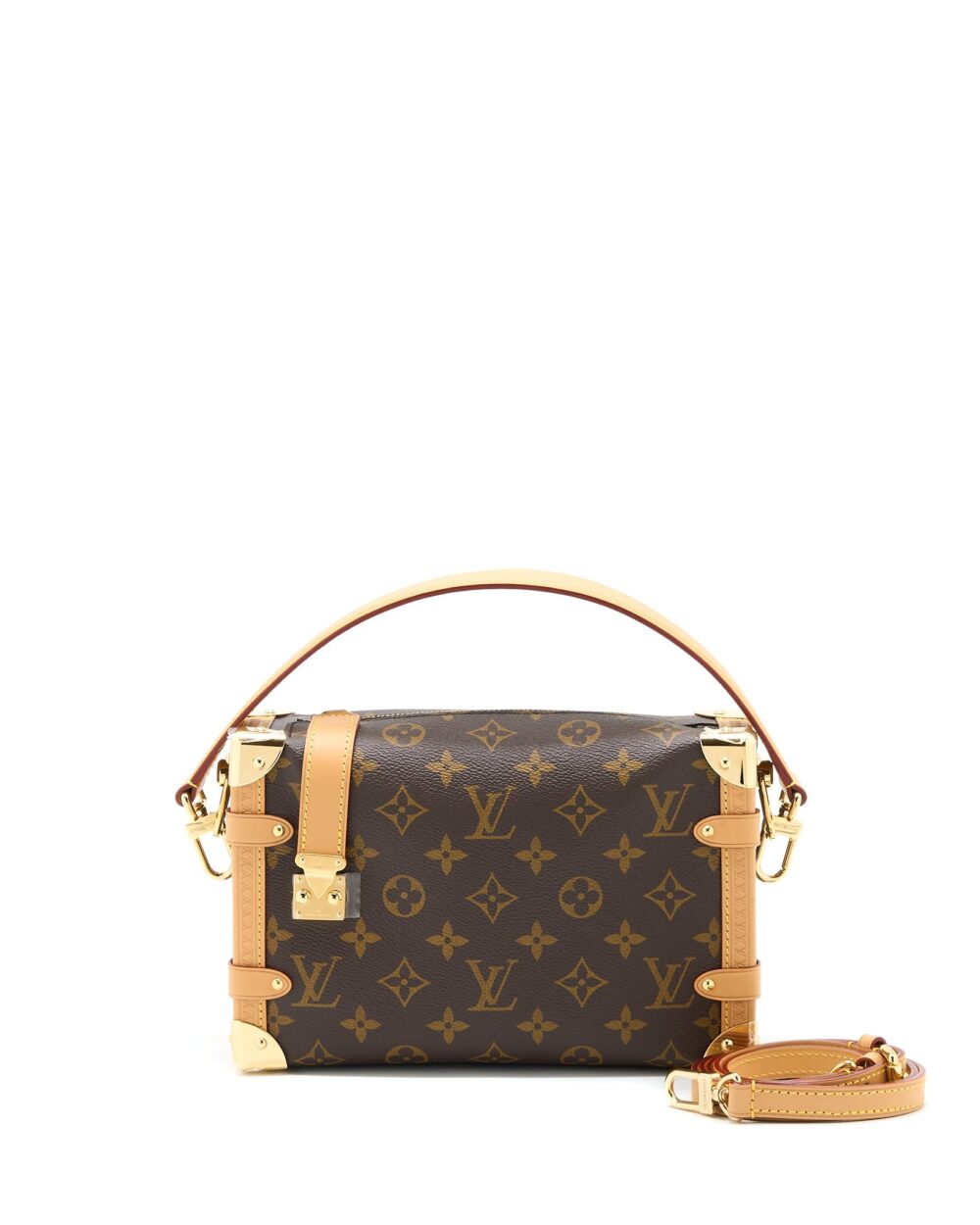 AAA Replica Louis Vuitton LV SIDE TRUNK MONOGRAM CANVAS GHW (NEW VERSION)