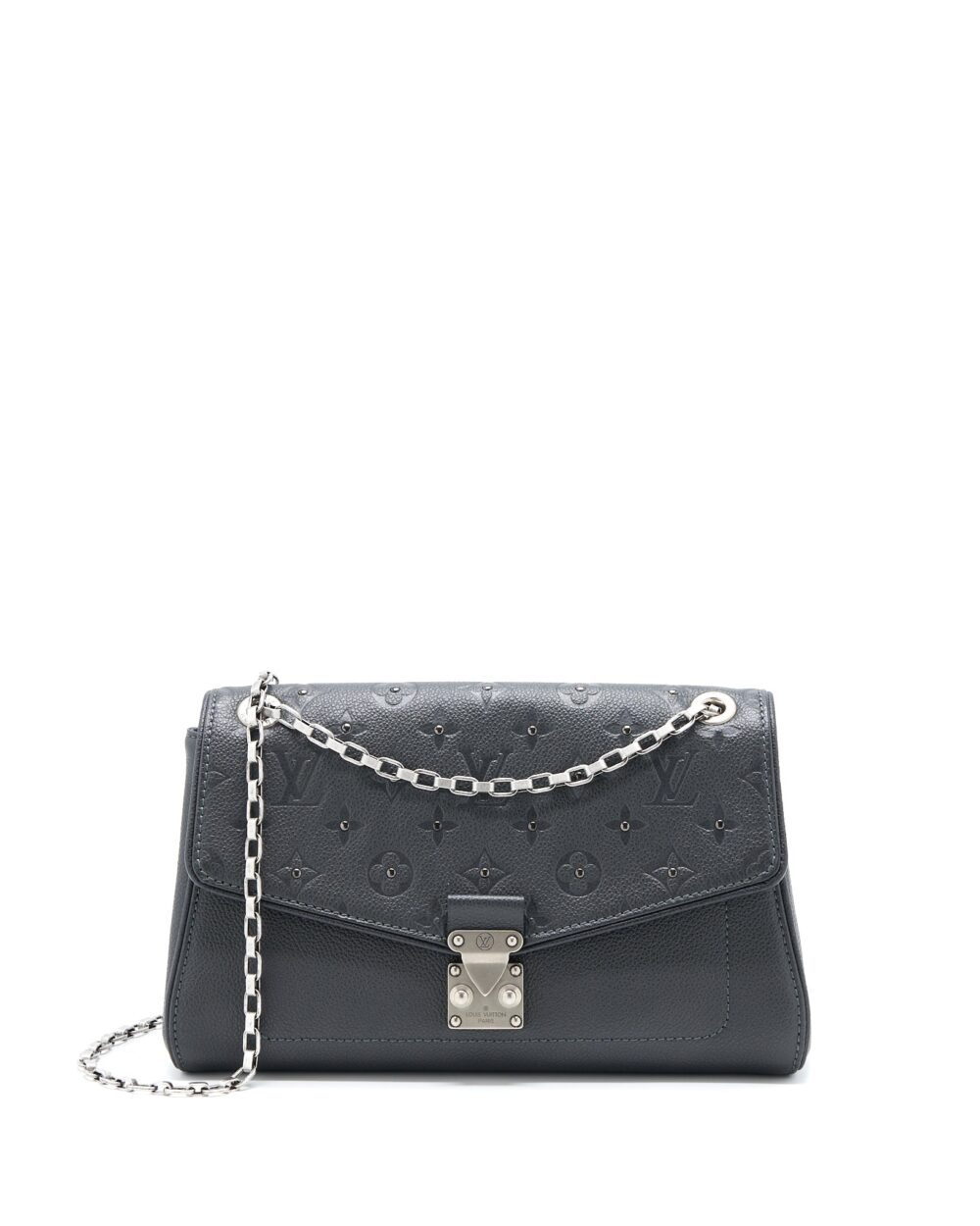 AAA Replica Louis Vuitton LV SAINT GERMAINE CROSSBODY BAG MONOGRAM EMPREINTE BLACK BRUSHED SHW