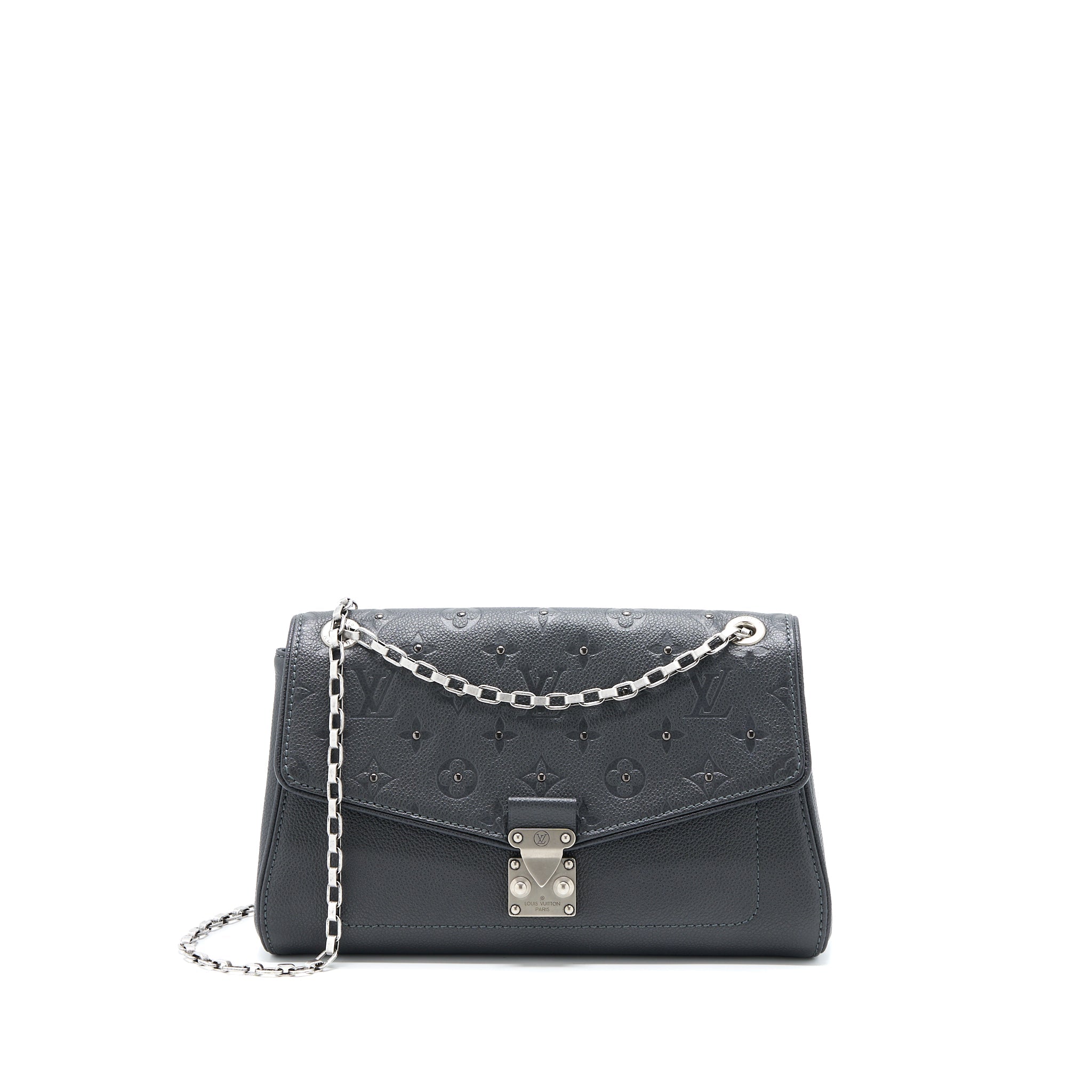 AAA Replica Louis Vuitton LV SAINT GERMAINE CROSSBODY BAG MONOGRAM EMPREINTE BLACK BRUSHED SHW