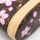 AAA Replica Louis Vuitton LV HARUKI MURAKAMI NANO BUCKET MONOGRAM CANVAS SAKURA BROWN GHW