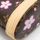 AAA Replica Louis Vuitton LV HARUKI MURAKAMI NANO BUCKET MONOGRAM CANVAS SAKURA BROWN GHW