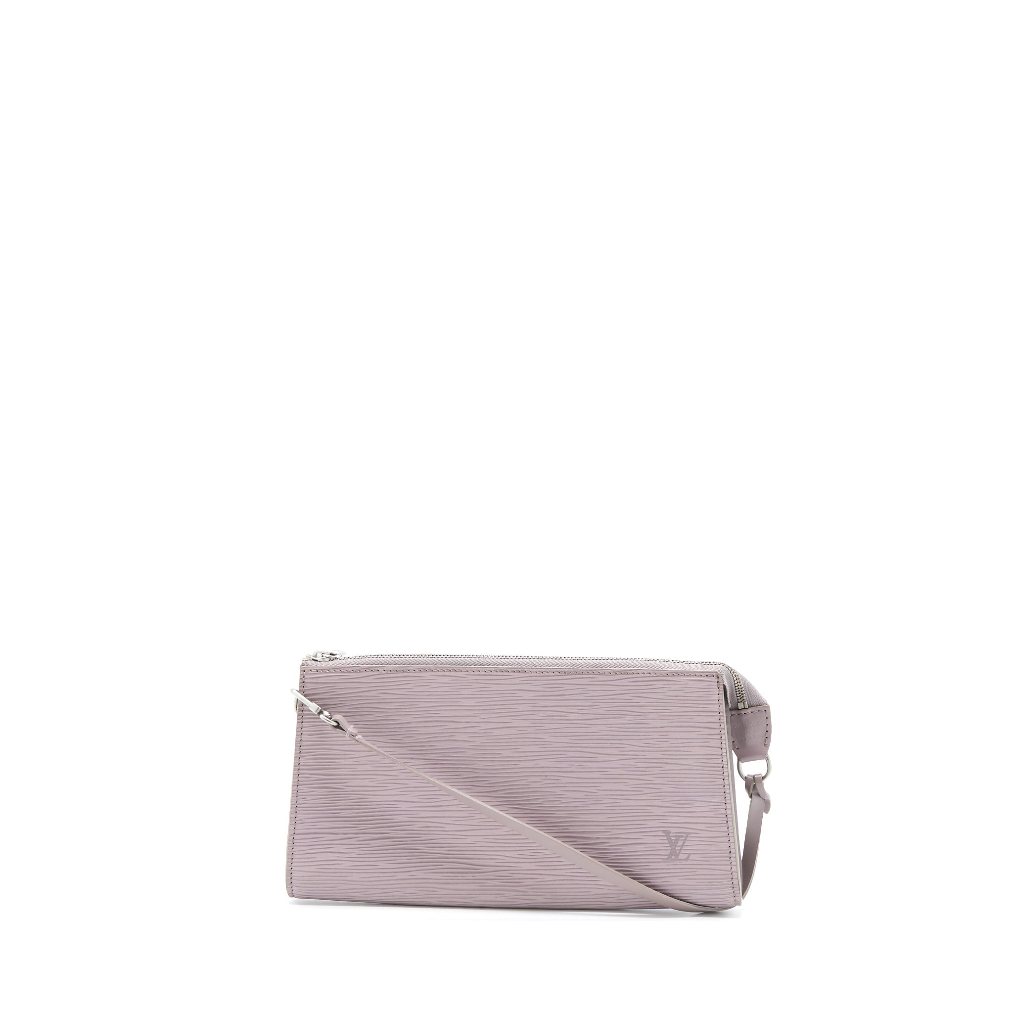 AAA Replica Louis Vuitton LV VINTAGE POCHETTE EPI LIGHT PURPLE BRUSHED SHW