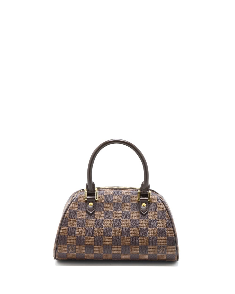 AAA Replica Louis Vuitton LV MINI RIBERA BAG DAMIER EBENE CANVAS GHW