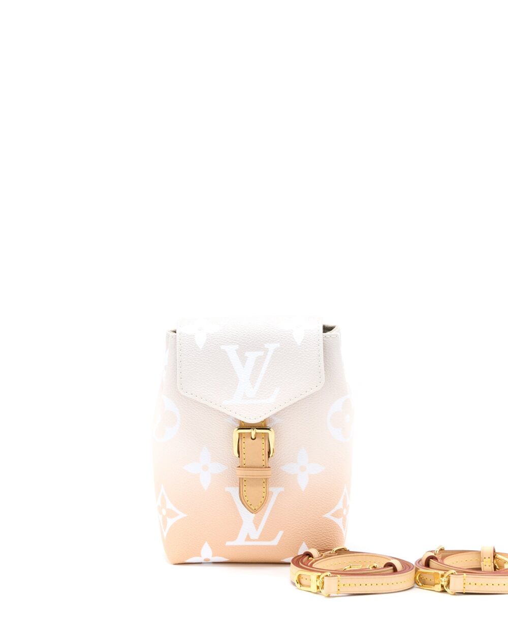 AAA Replica Louis Vuitton LV POOL BRUME MINI BACKPACK MONOGRAM COATED CANVAS GHW