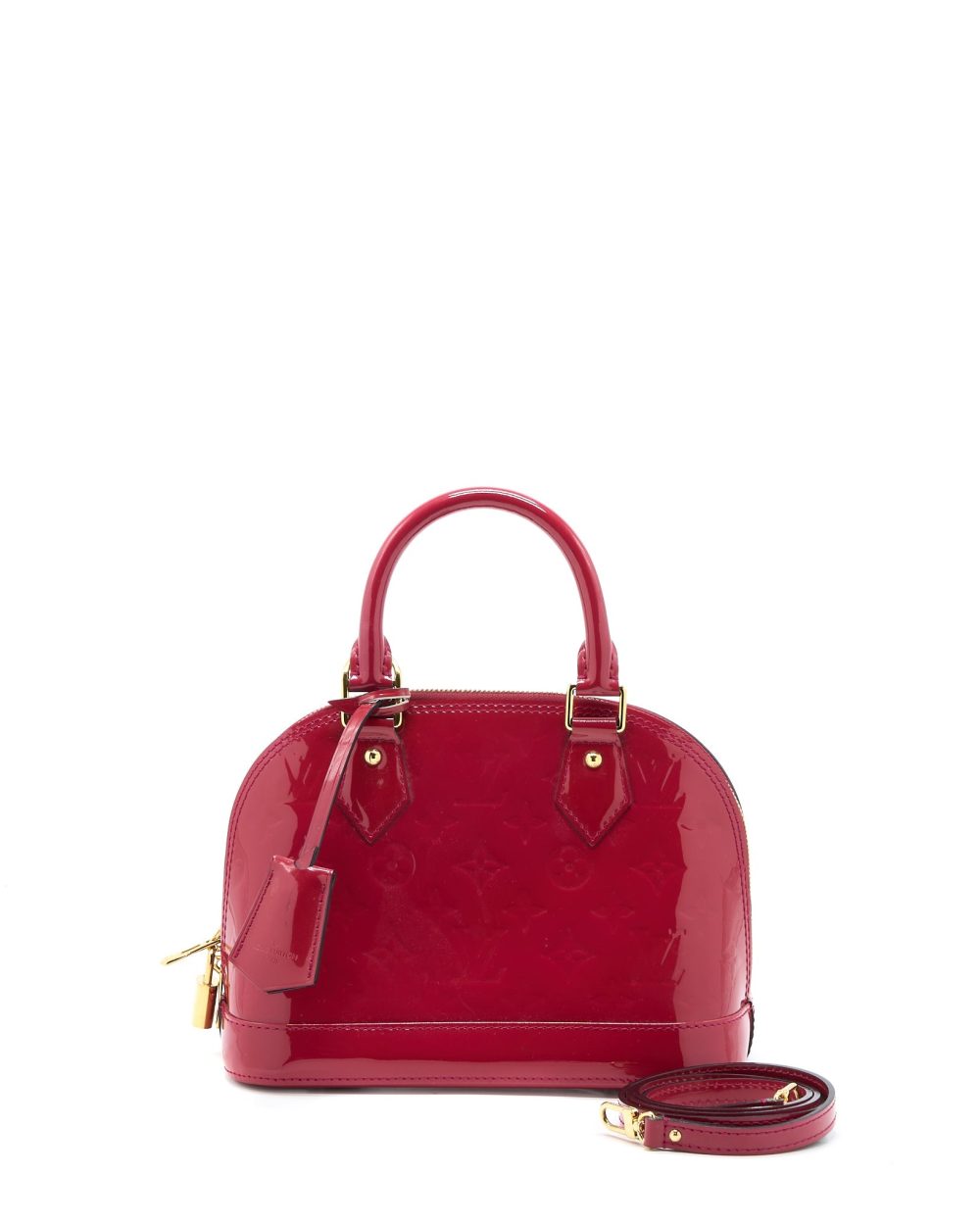 AAA Replica Louis Vuitton LV ALMA BB MONOGRAM VERNICE PINK GHW