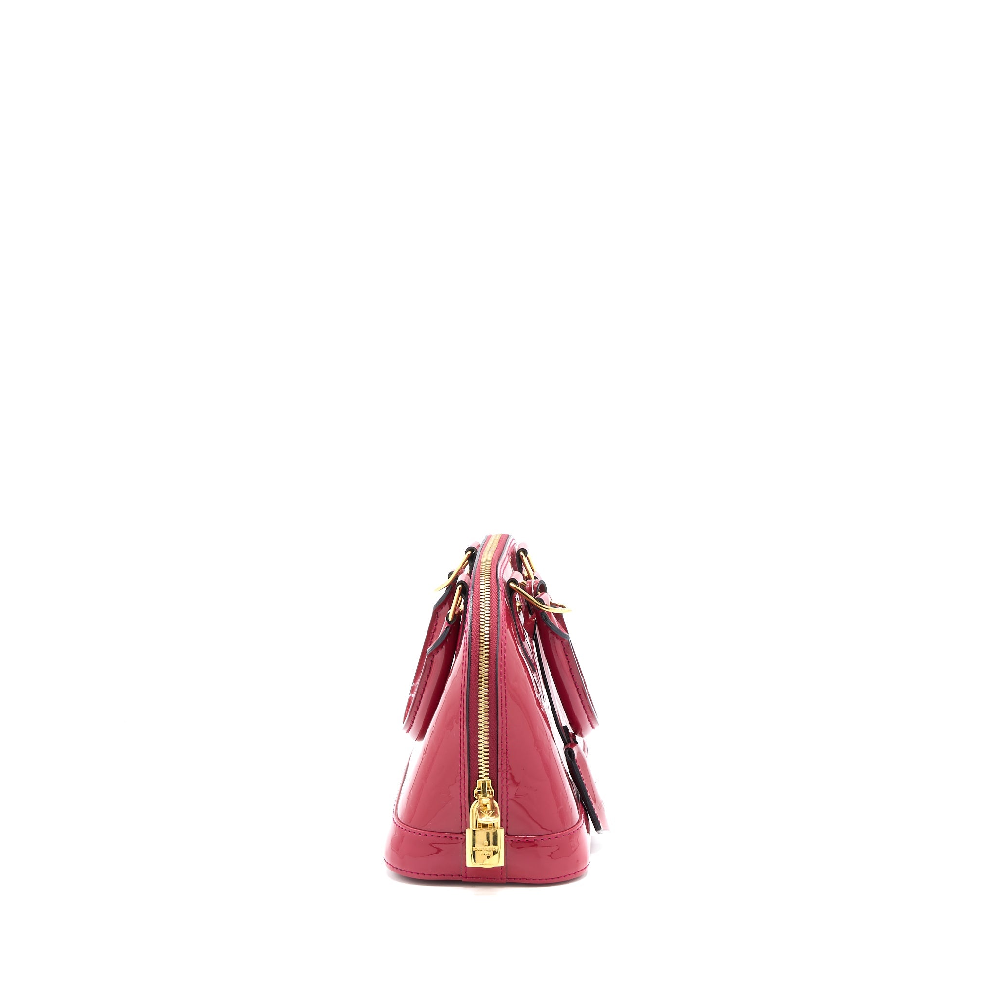 AAA Replica Louis Vuitton LV ALMA BB MONOGRAM VERNICE PINK GHW