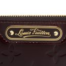AAA Replica Louis Vuitton LV ZIPPY POUCH WITH KEY CHAIN PATENT DARK RED GHW