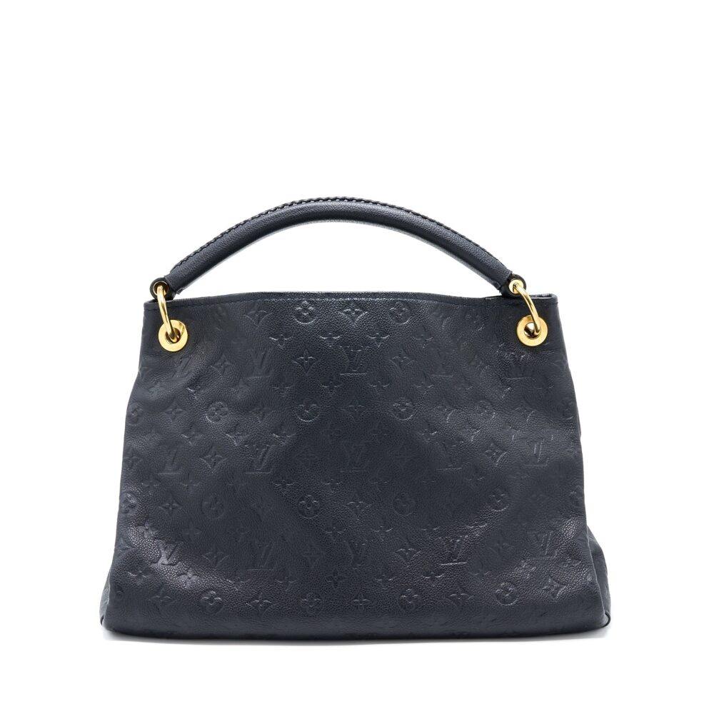 AAA Replica Louis Vuitton LV ARTSY MM EMPREINTE BLACK GHW
