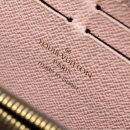 AAA Replica Louis Vuitton LV CLEMENCE LONG WALLET MONOGRAM CANVAS ROSE BALLERINE GHW