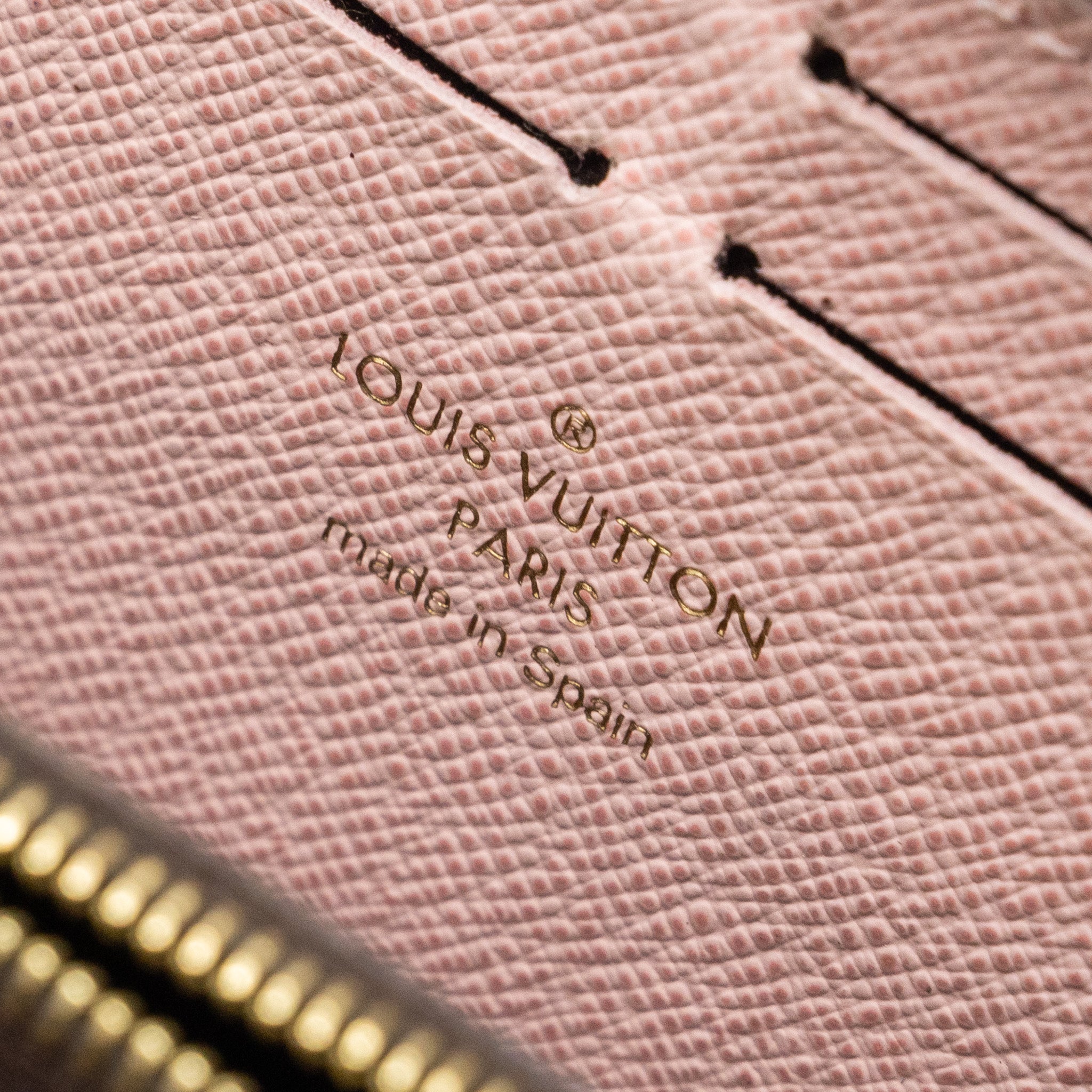 AAA Replica Louis Vuitton LV CLEMENCE LONG WALLET MONOGRAM CANVAS ROSE BALLERINE GHW