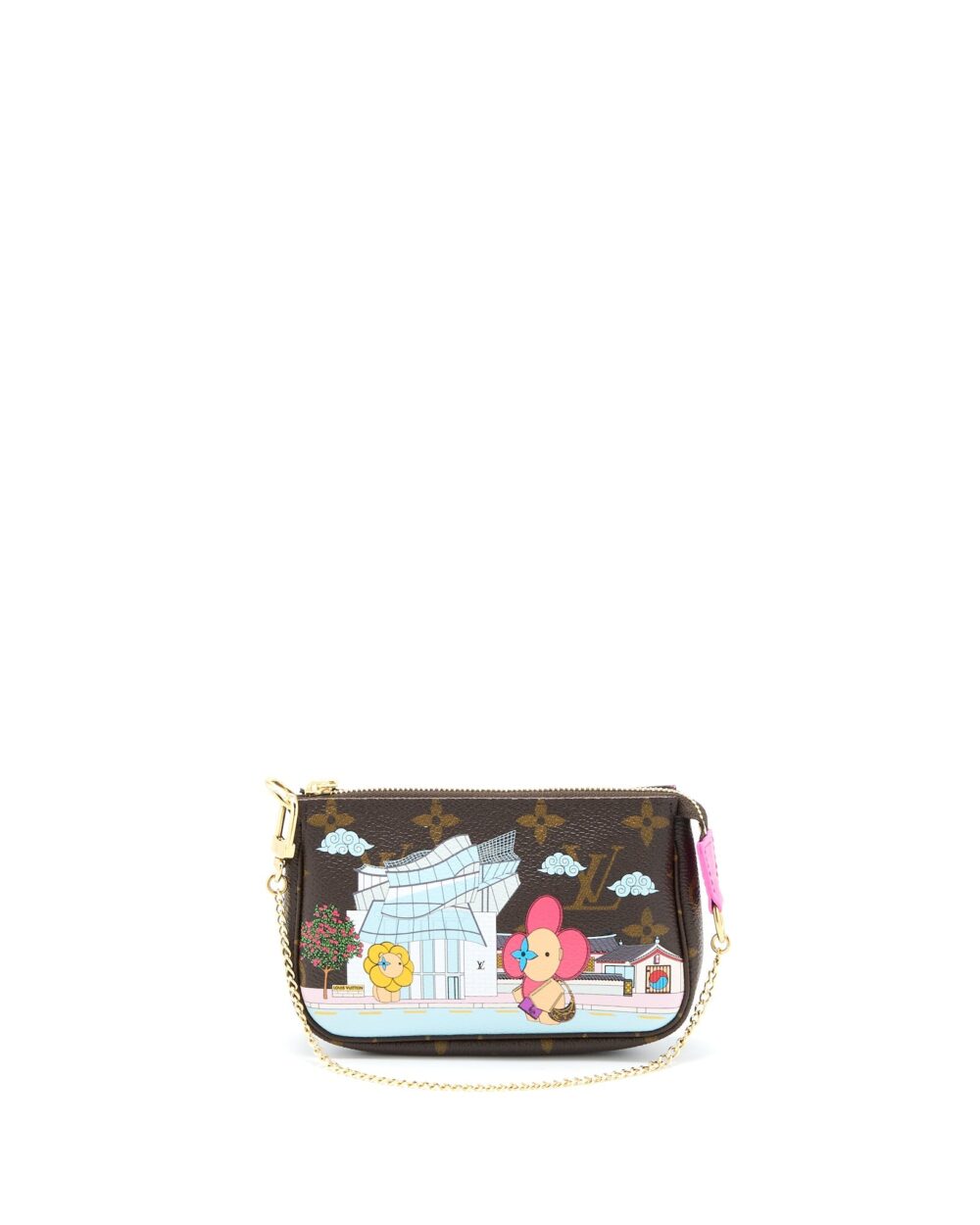 AAA Replica Louis Vuitton LV 2022 CHRISTMAS LIMITED MINI POCHETTE ACCESSORIES MONOGRAM CANVAS SEOUL BOUTIQUE GHW
