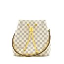 AAA Replica Louis Vuitton LV NEONOE DAMIER AZUR CANVAS YELLOW