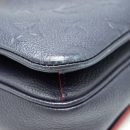 AAA Replica Louis Vuitton LV POCHETTE METIS MONOGRAM EMPREINTE LEATHER MARINE ROUGE