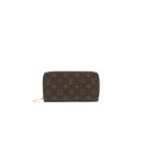 AAA Replica Louis Vuitton LV ZIPPY WALLET MONOGRAM CANVAS BROWN
