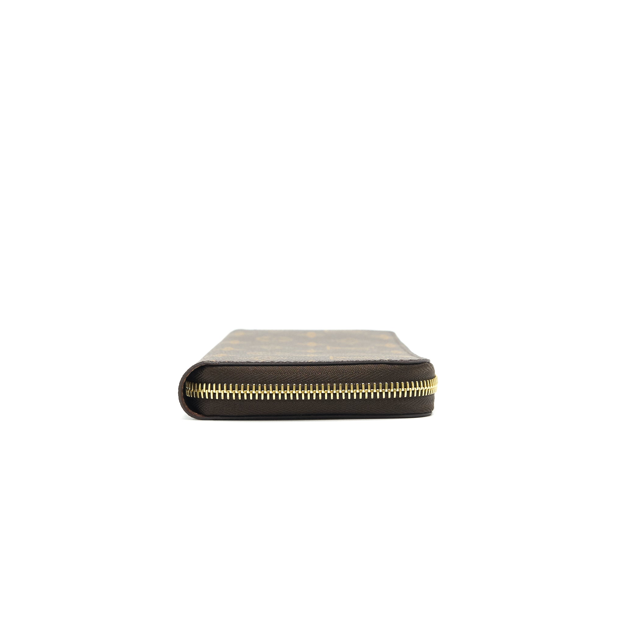 AAA Replica Louis Vuitton LV ZIPPY WALLET MONOGRAM CANVAS BROWN