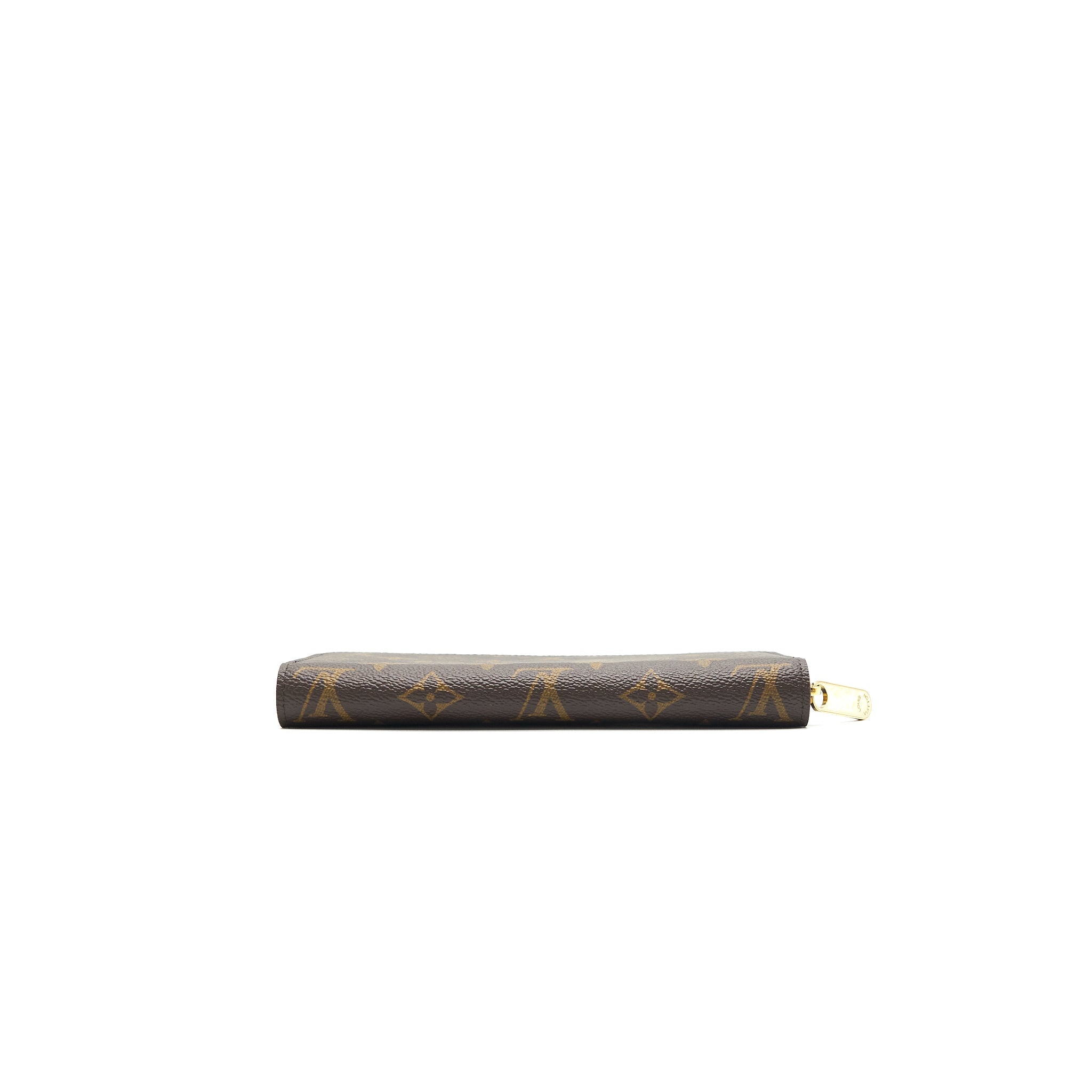 AAA Replica Louis Vuitton LV ZIPPY WALLET MONOGRAM CANVAS BROWN
