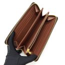 AAA Replica Louis Vuitton LV ZIPPY WALLET MONOGRAM CANVAS BROWN