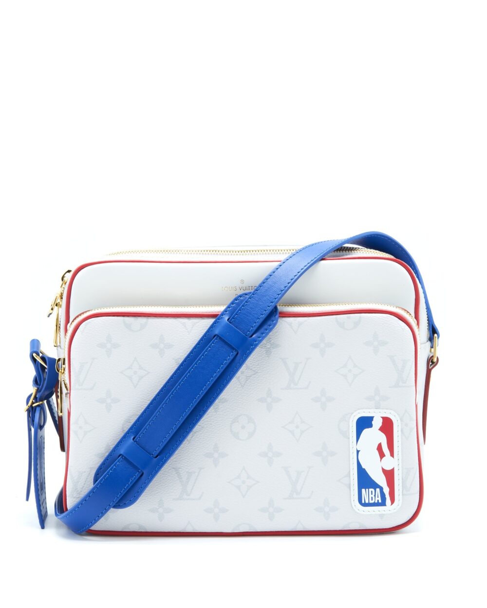 AAA Replica Louis Vuitton LV 2020 LV X NBA WHITE MONOGRAM NIL MESSENGER BAG