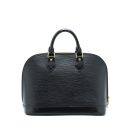 AAA Replica Louis Vuitton LV ALMA BAG EPI BLACK GHW