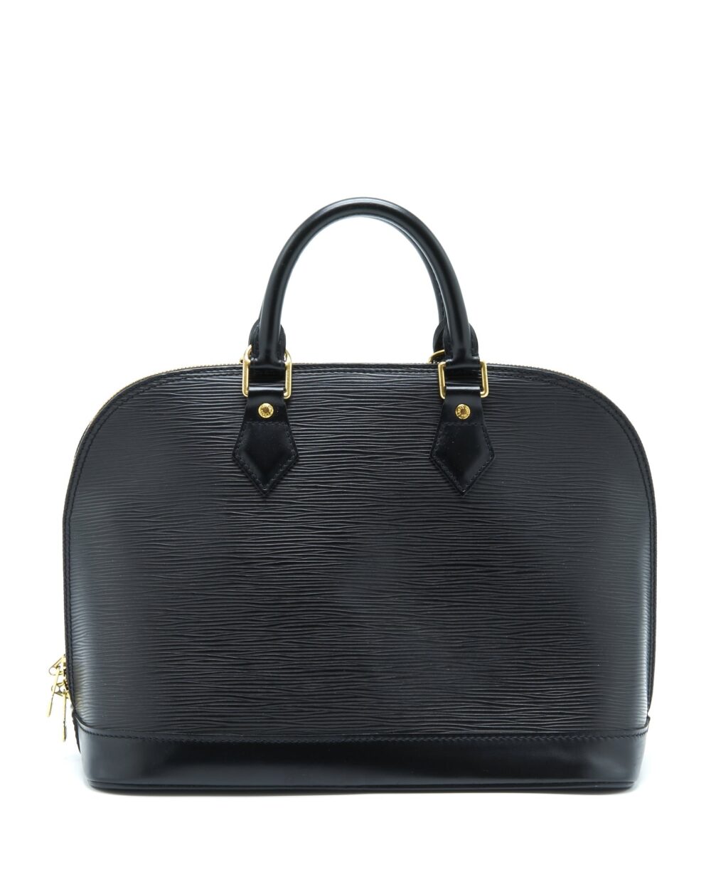 AAA Replica Louis Vuitton LV ALMA BAG EPI BLACK GHW