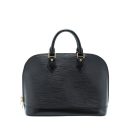 AAA Replica Louis Vuitton LV ALMA BAG EPI BLACK GHW