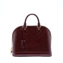 AAA Replica Louis Vuitton LV ALMA PM PATENT AMARANTE GHW