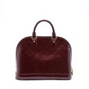 AAA Replica Louis Vuitton LV ALMA PM PATENT AMARANTE GHW