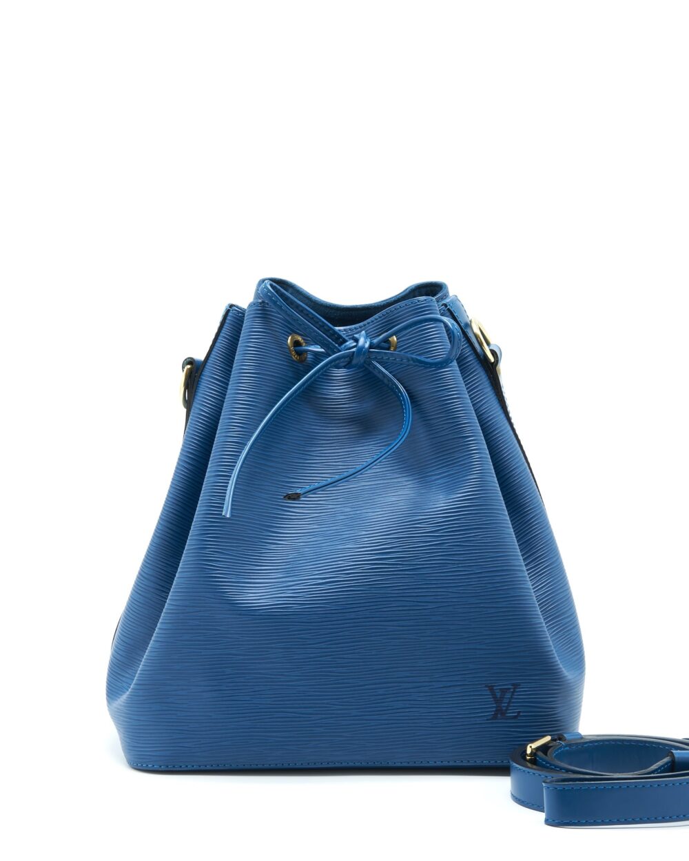 AAA Replica Louis Vuitton LV VINTAGE PETITE NOE EPI BLUE GHW