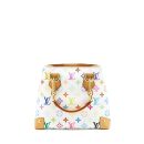 AAA Replica Louis Vuitton LV VINTAGE TOTE BAG WHITE/MULTICOLOUR GHW