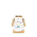 AAA Replica Louis Vuitton LV VINTAGE TOTE BAG WHITE/MULTICOLOUR GHW