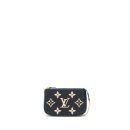 AAA Replica Louis Vuitton LV MINI POCHETTE ACCESSORIES BICOLOUR MONOGRAM ‘EM-REINTEGRATION BLACK SHW