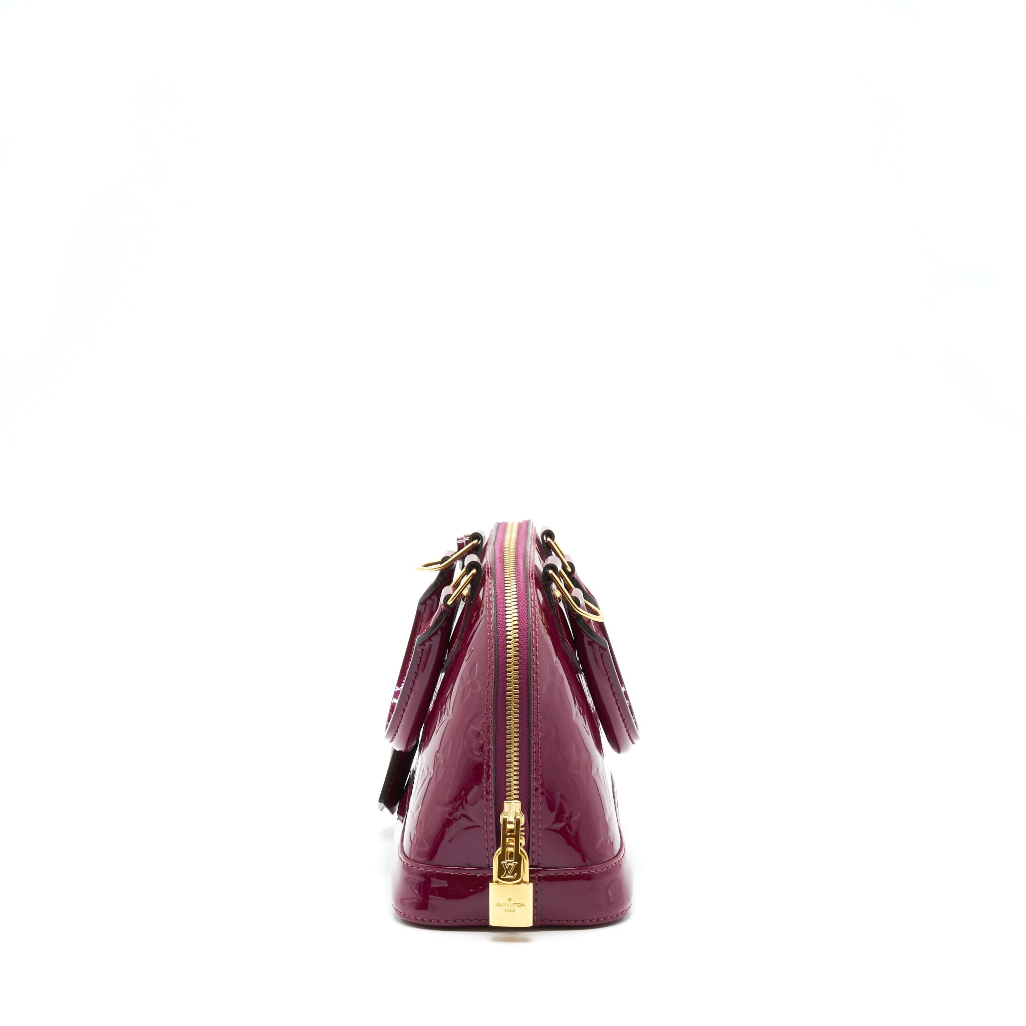 AAA Replica Louis Vuitton LV ALMA BB PATENT PURPLE GHW